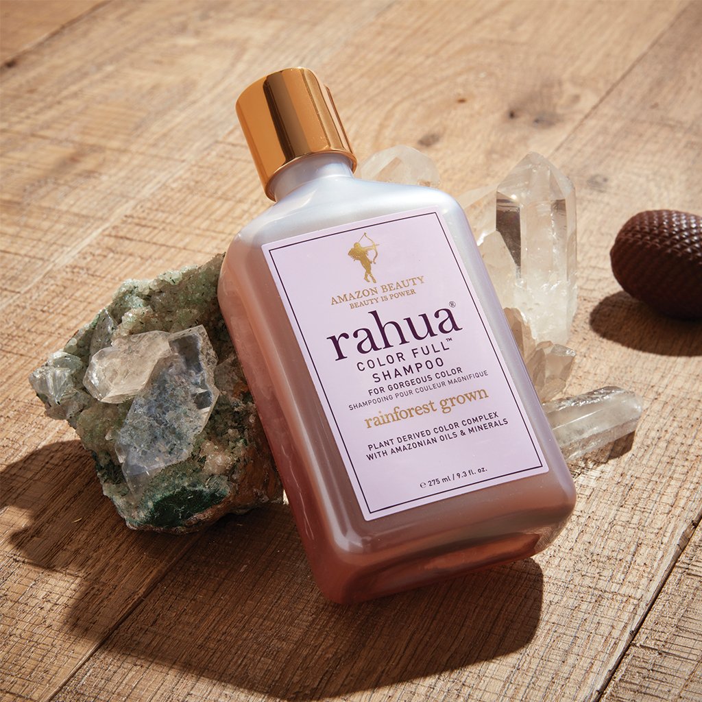 Rahua Color full Shampoo full size with morete seeds and crystal block|variant:full-size