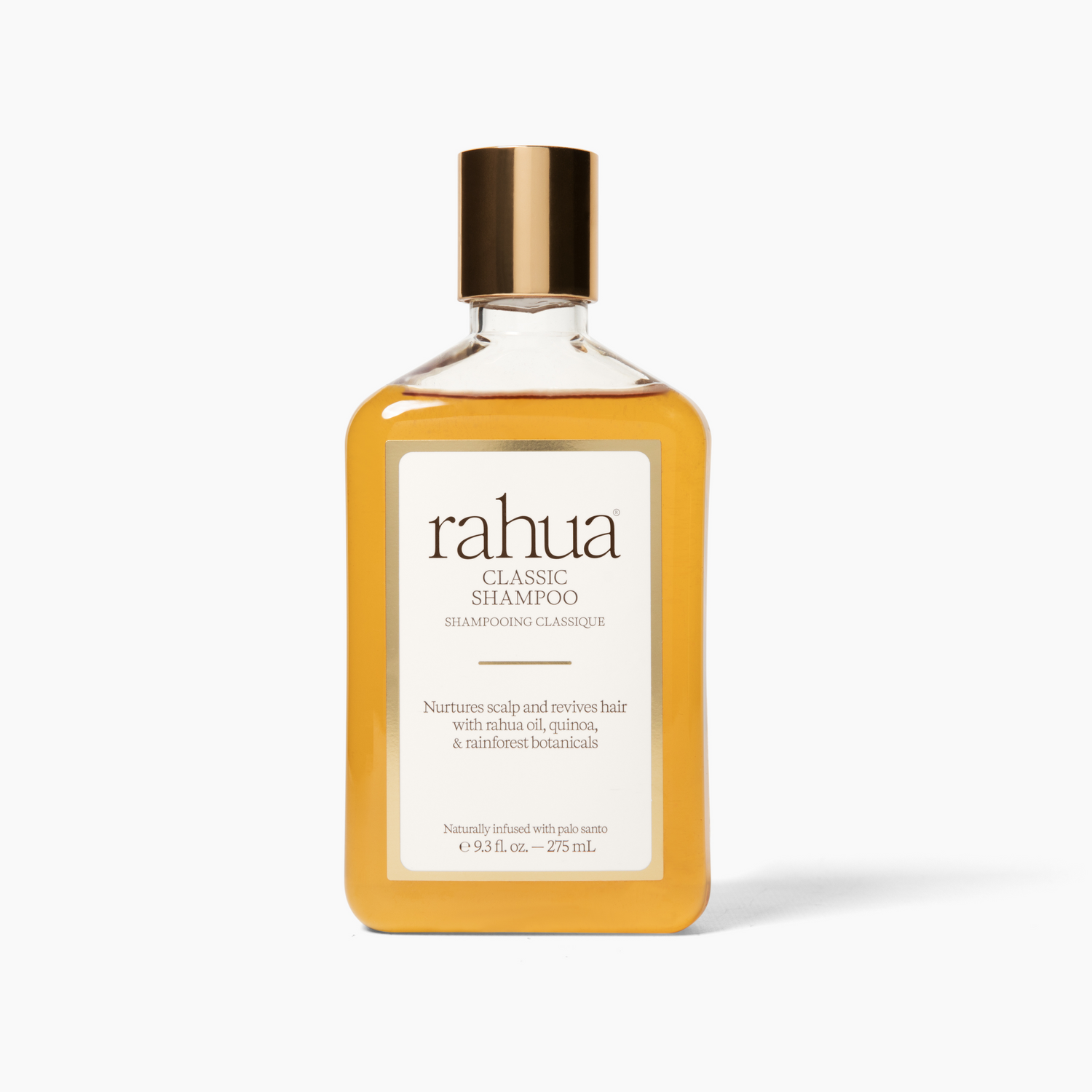 Bottle of rahua classic shampoo on a white background|variant:93-oz
