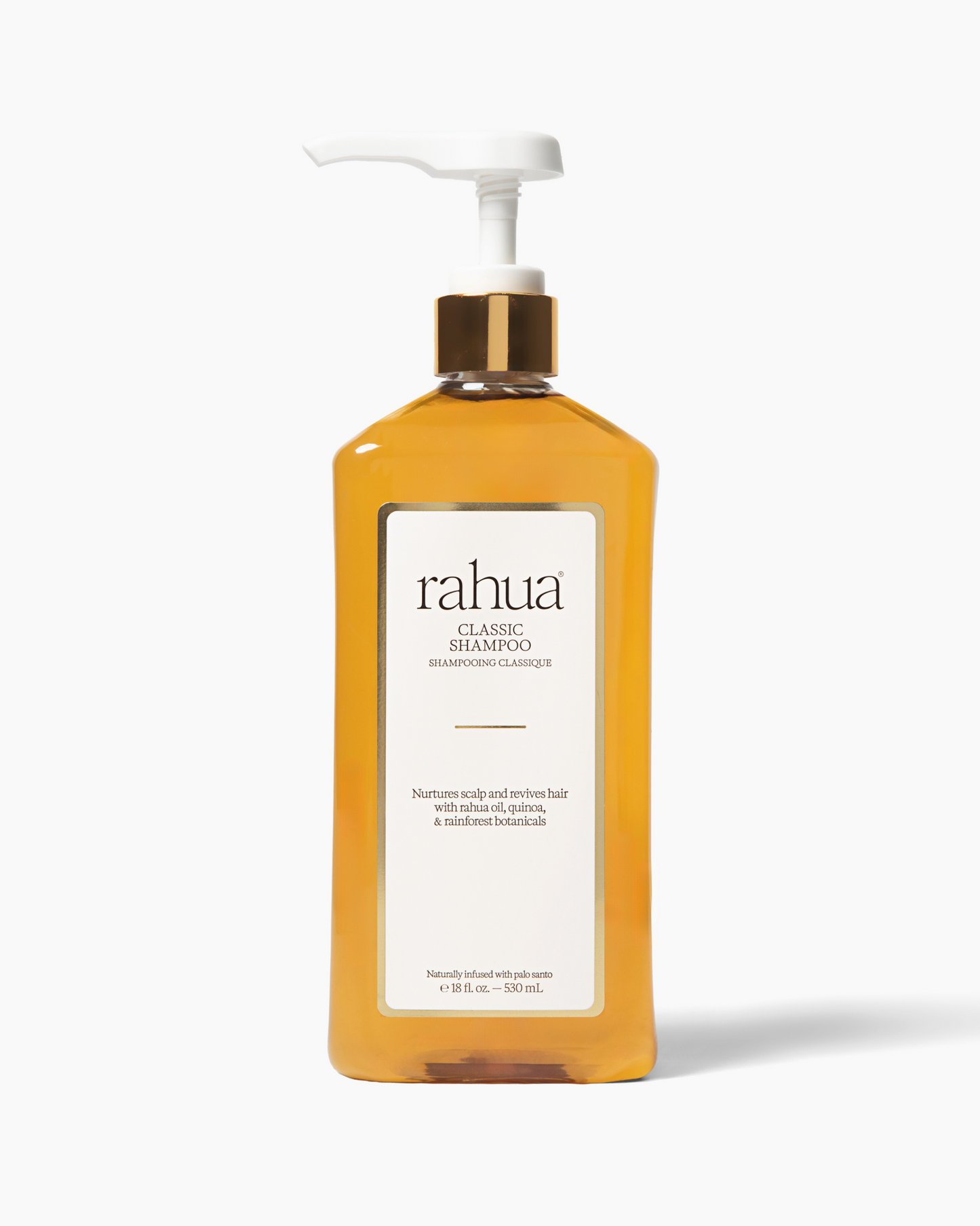Rahua shampoo bottle on a white background|variant:16-oz