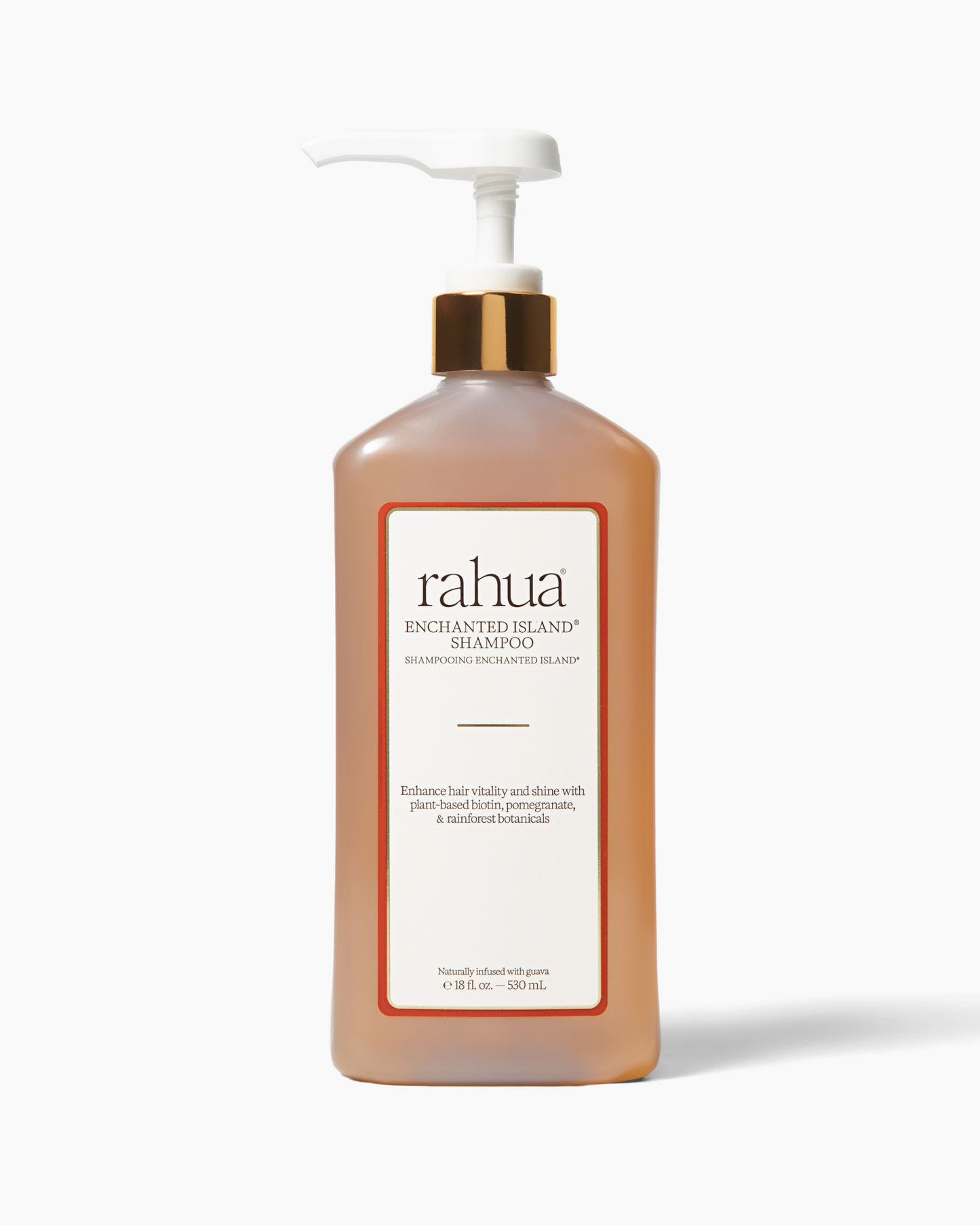 Rahua shampoo bottle on a white background|variant:18-oz