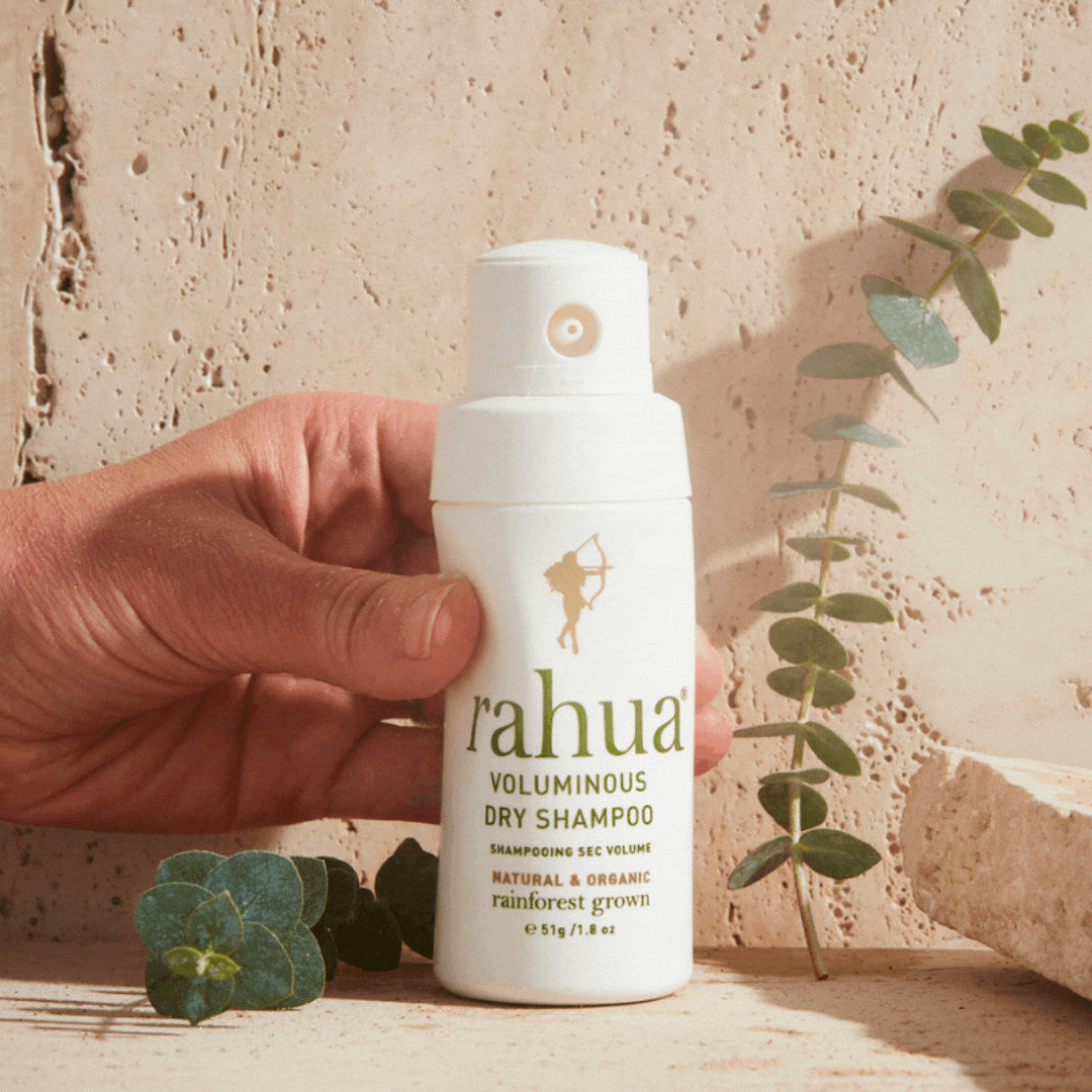 Rahua Voluminous Dry Shampoo Bottle Spray Gif